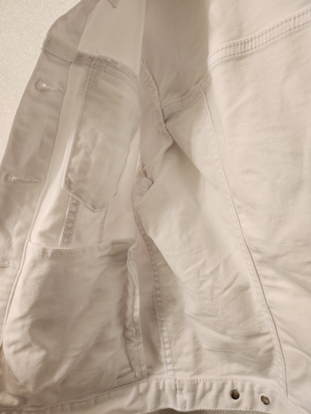 Banana Republic White Denim Jean Jacket - Picture 3 of 8